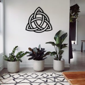 Kelt Trinity Düğümü II Metal Tablo