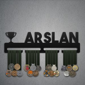 Kişiselleştirilebilir Kupa Tasarımlı Madalya Askısı