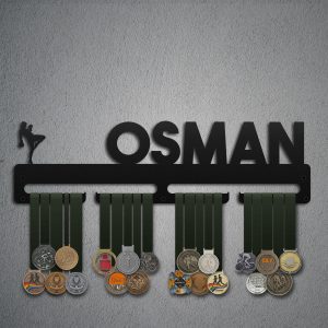 Kişiselleştirilebilir Erkek Figürlü Muay Thai ve Kickboks Madalya Askısı