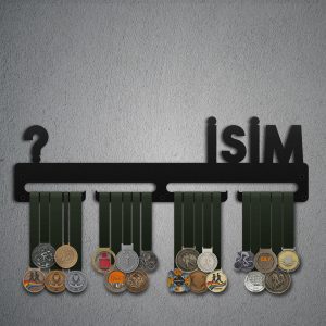 Kişiye Özel Branş ve Kişiselleştirilebilir Yazı Madalya Askısı