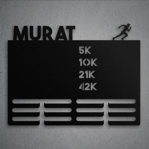 Kişiye Özel Tasarlanmış Metal Madalya Askısı