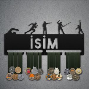 Kişiye Özel Pentatlon Erkek Madalya Askısı