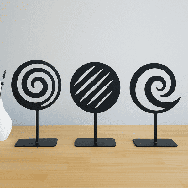 Mercan Dekoratif Obje - Geometric Art V - Ev Ofis Masaüstü Dekoratif Objesi
